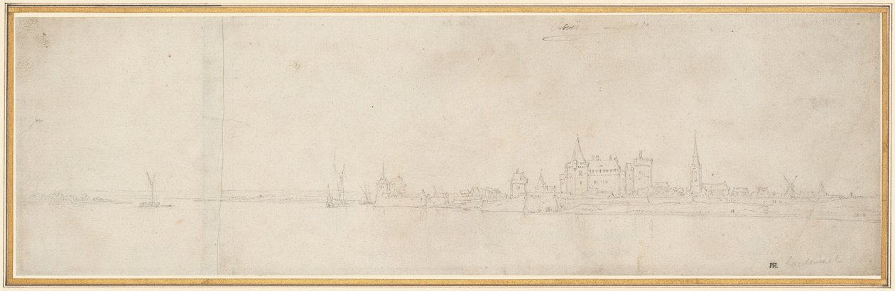Udsigt over Orsoy af Wenceslaus Hollar
