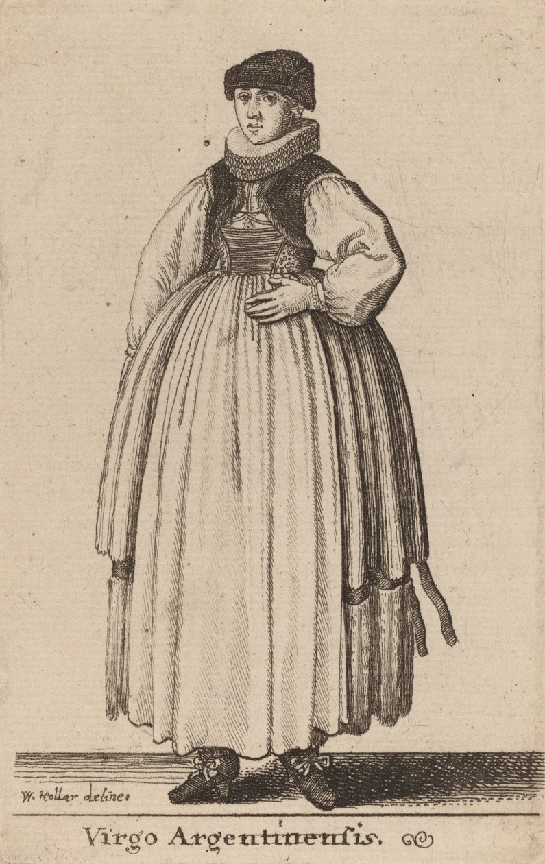 argentinsk jomfru. af Wenceslaus Hollar