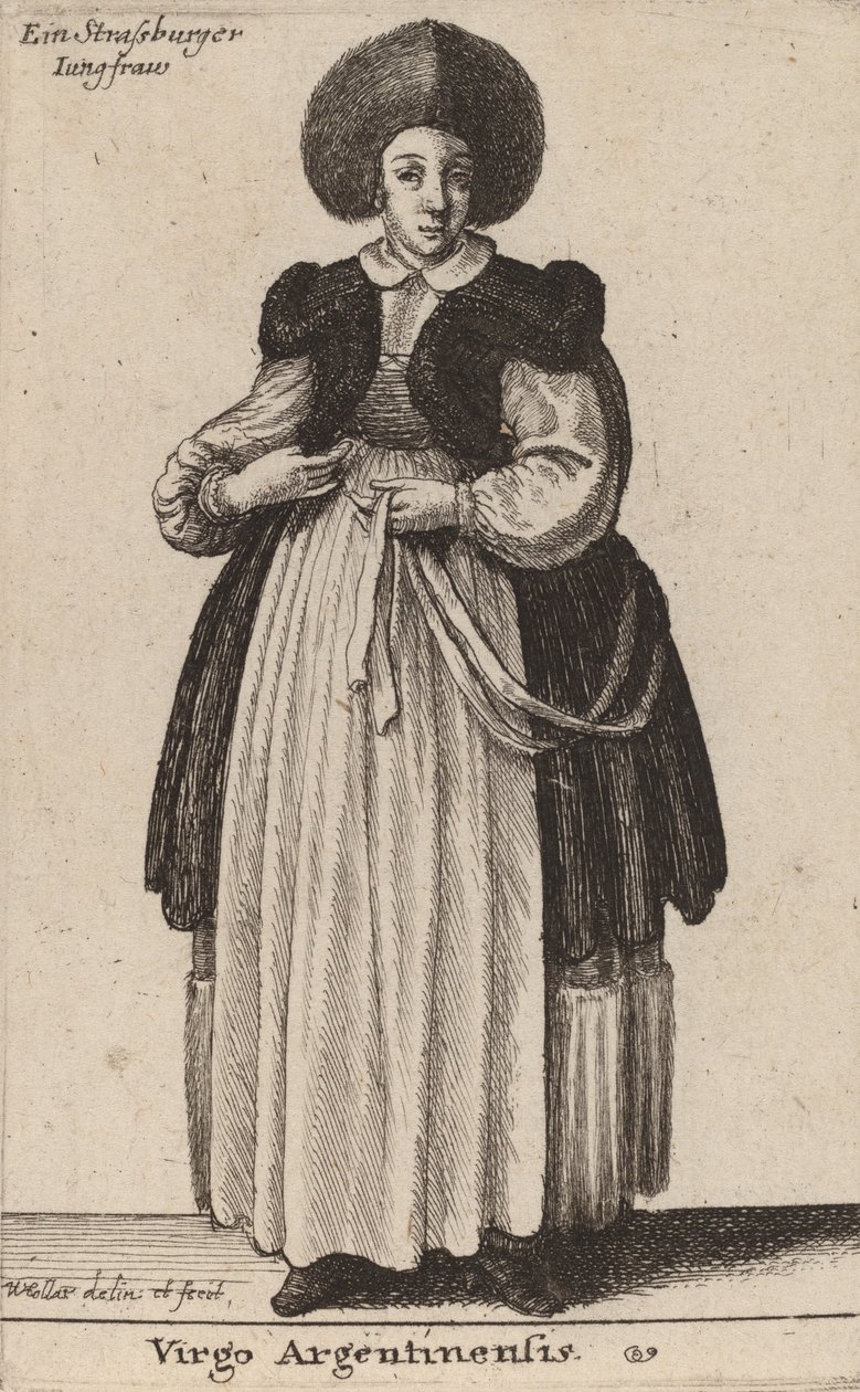 argentinsk jomfru. af Wenceslaus Hollar
