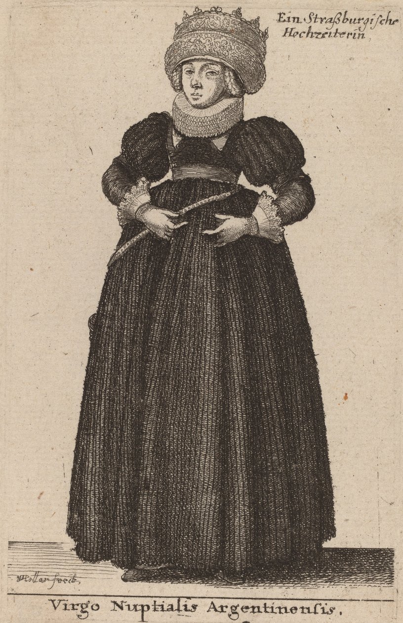 Argentinsk brudejomfru af Wenceslaus Hollar