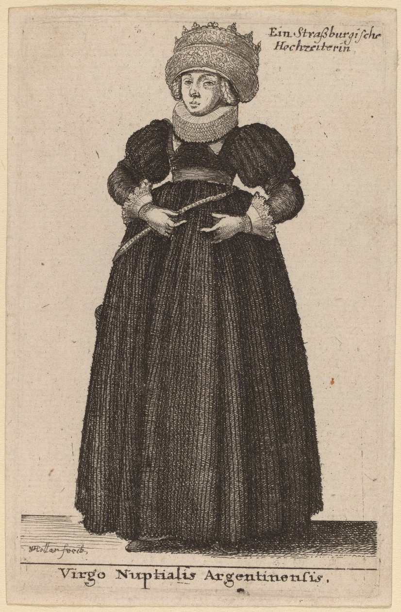 Argentinsk brudejomfru af Wenceslaus Hollar