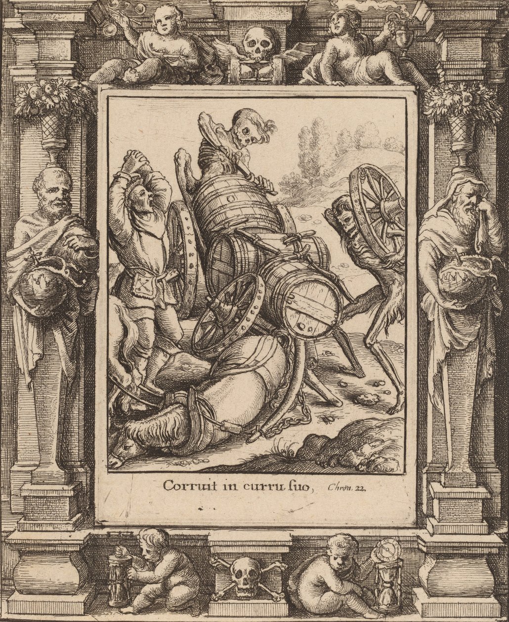 Vognmand, 1651. af Wenceslaus Hollar