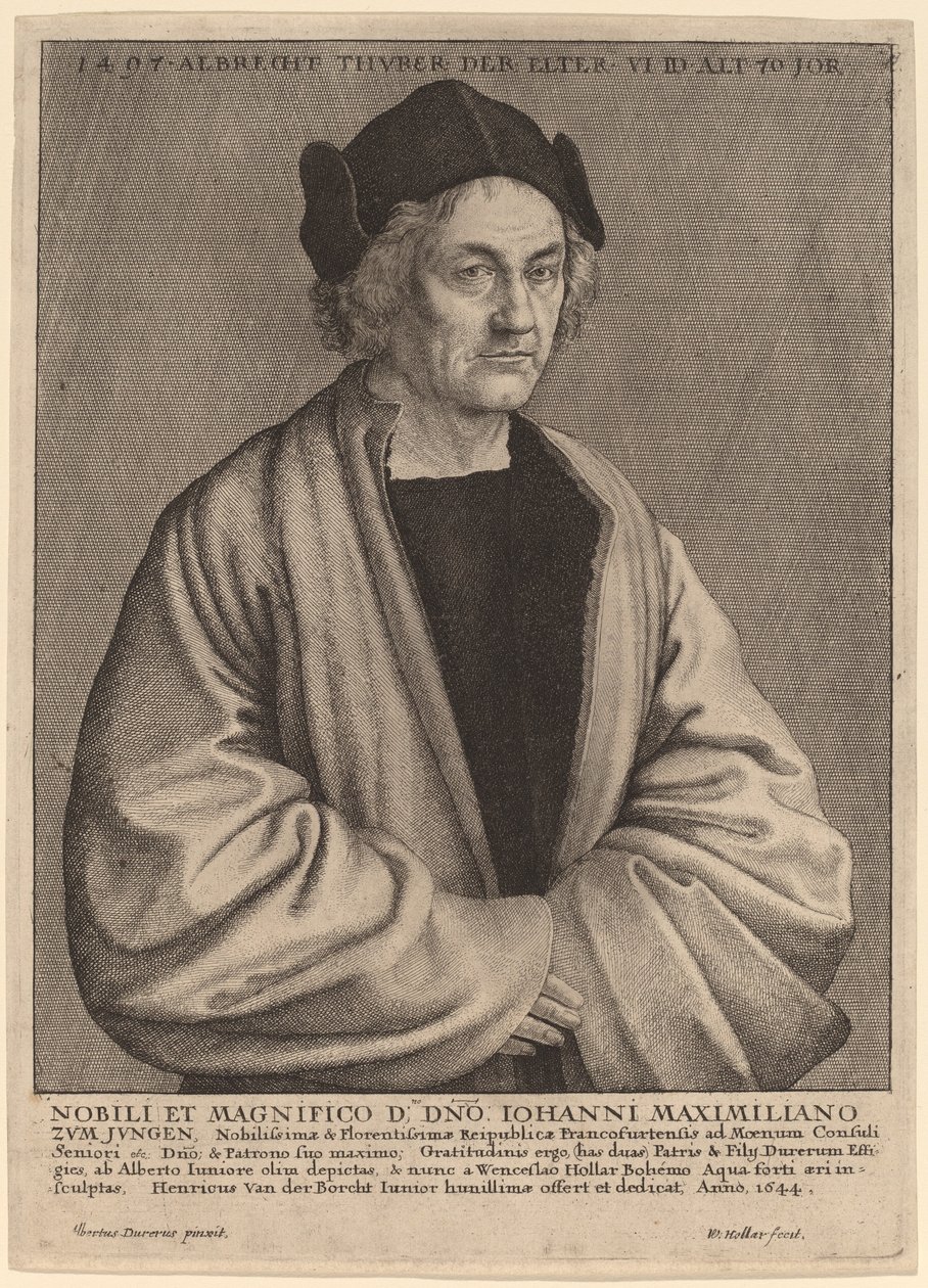 Albrecht Durers far af Wenceslaus Hollar after Albrecht Dürer