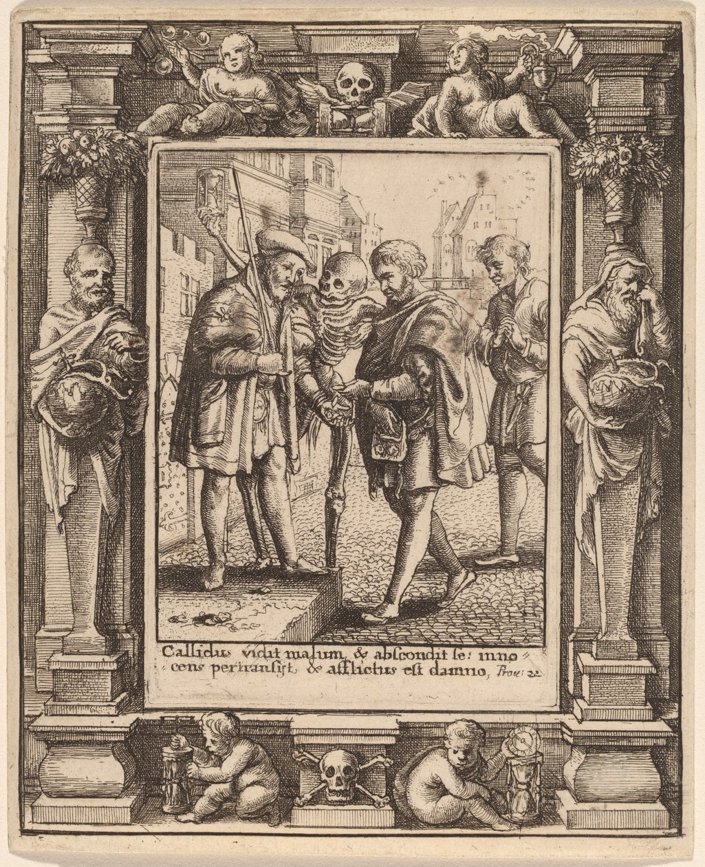 Advokat af Wenceslaus Hollar after Hans Holbein the Younger after Abraham van Diepenbeeck