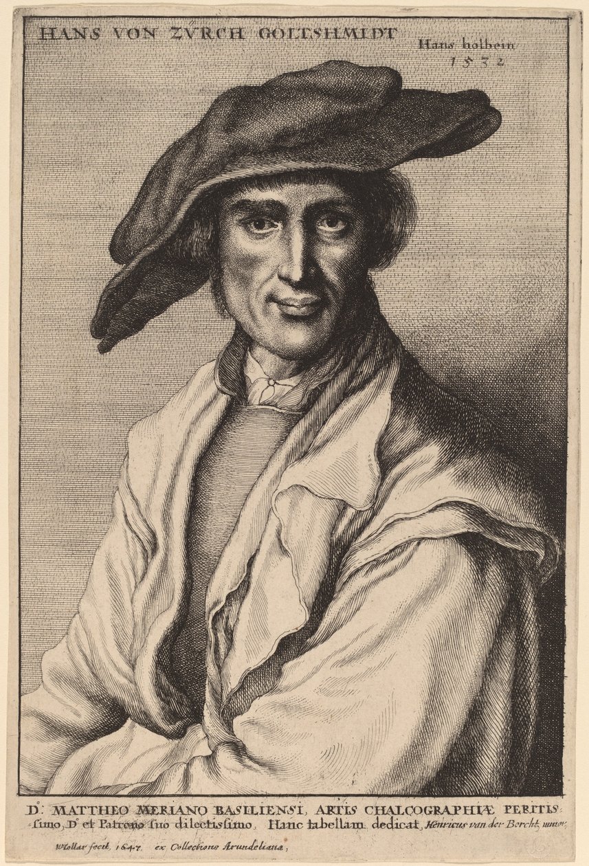 Hans von Zurch, Guldsmed af Wenceslaus Hollar after Hans Holbein the Younger
