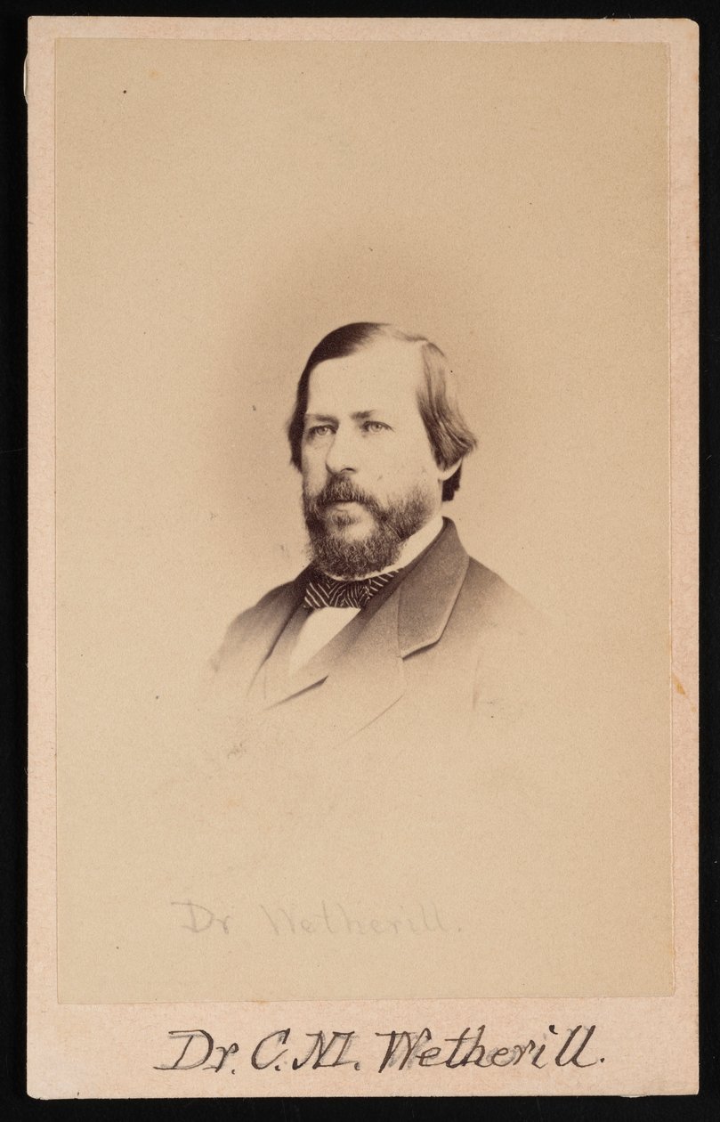 Portræt af Dr. Charles Mayer Wetherill 1825-1871, 1864. af Wenderoth and Taylor