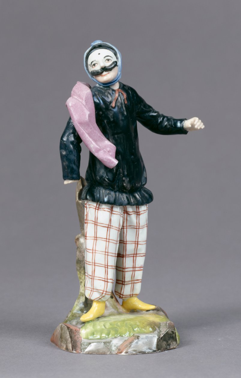 Harlekin med stander, fra gruppen "Commedia dell