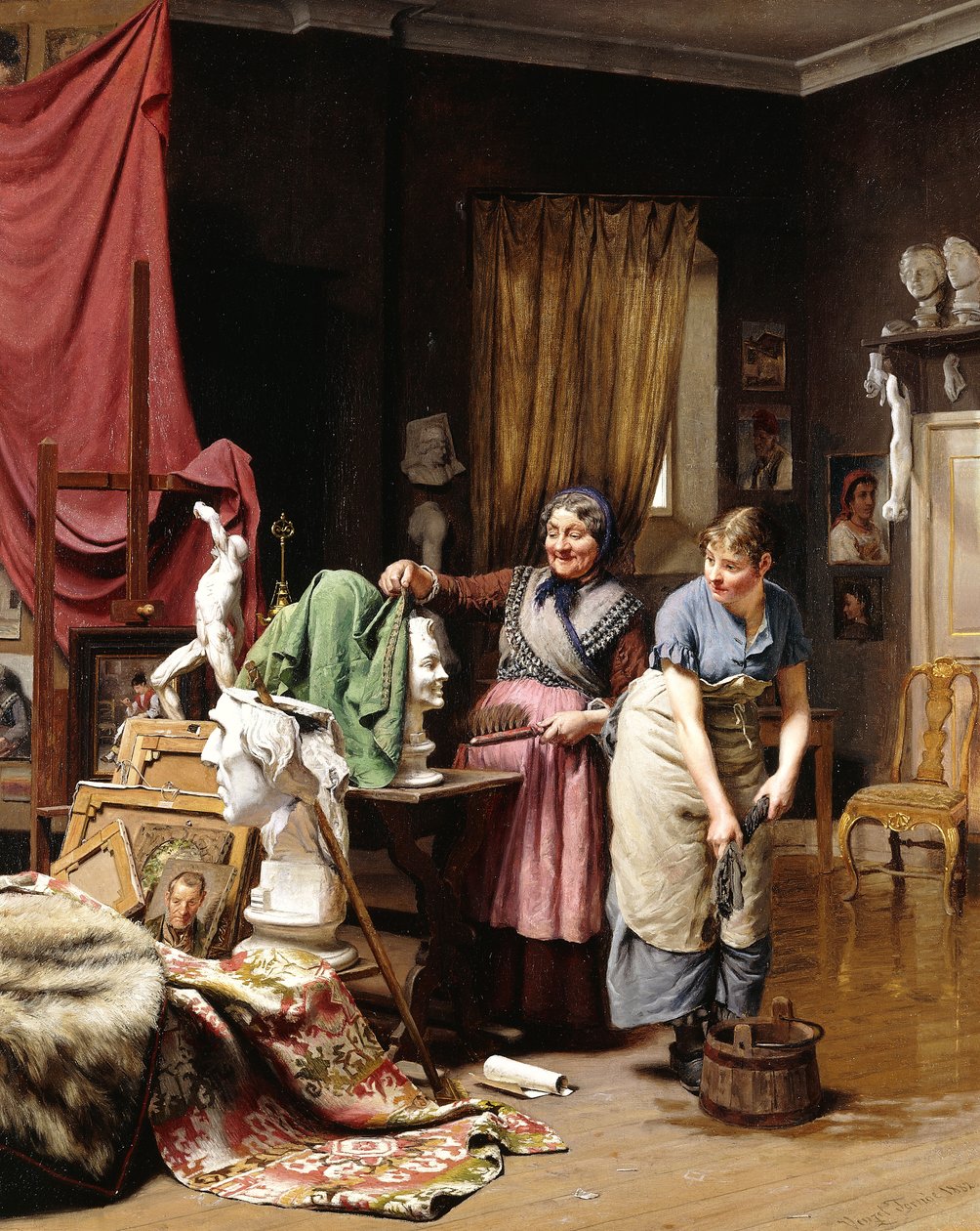 I studiet, 1882 af Wenzel Ulrik Tornoe