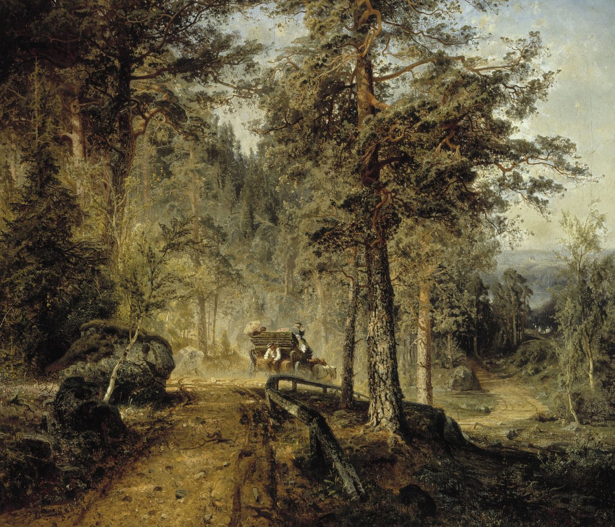 Vejen i Häme (en varm sommerdag) af Werner Holmberg
