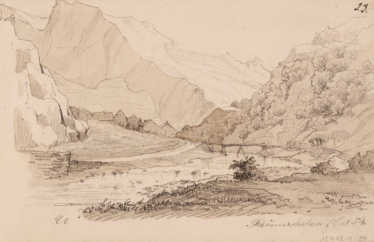 Landskab, Reimershofen af Werner Holmberg