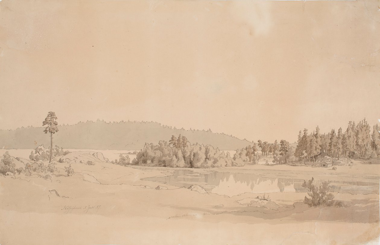 Näsijärvi-bugten af Werner Holmberg