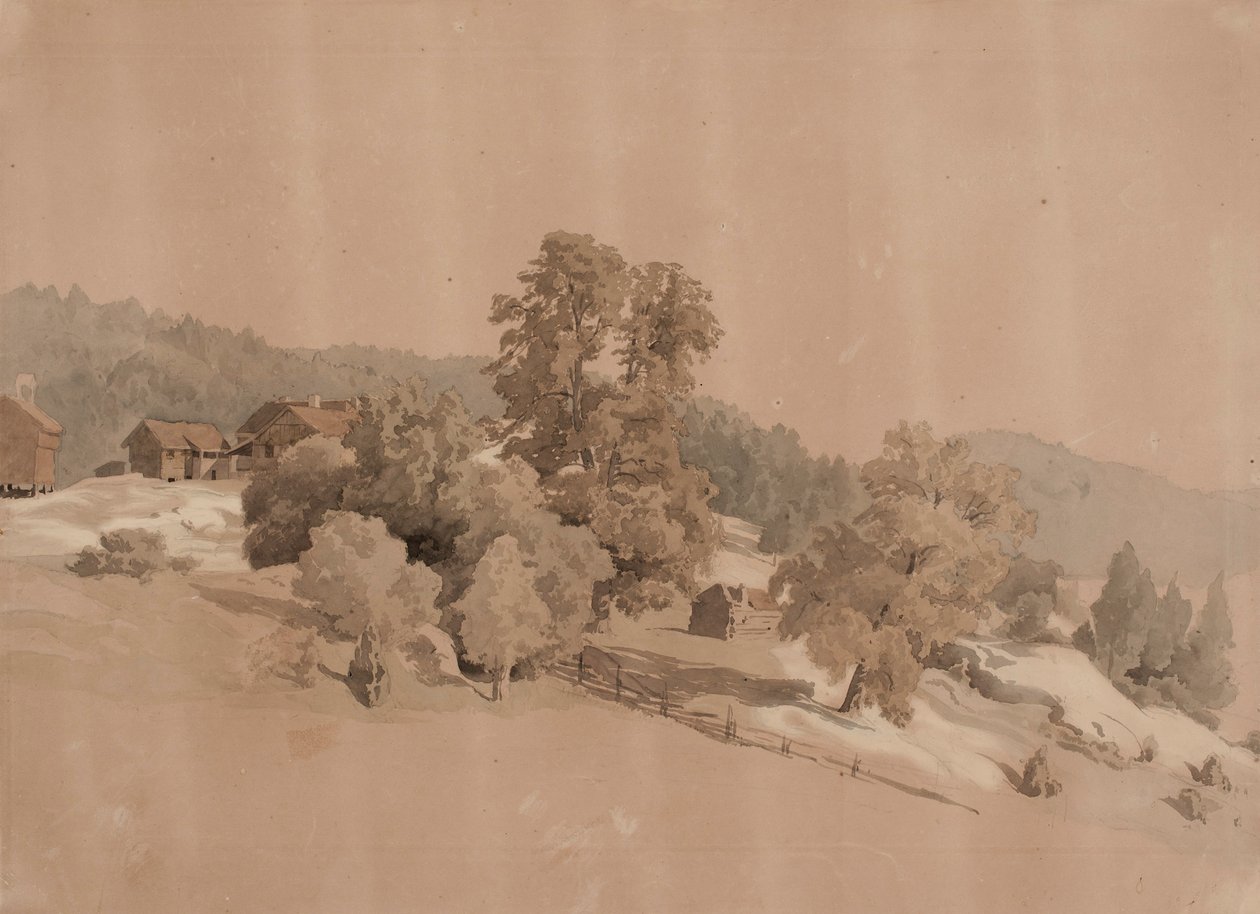 Sommerlandskab af Werner Holmberg