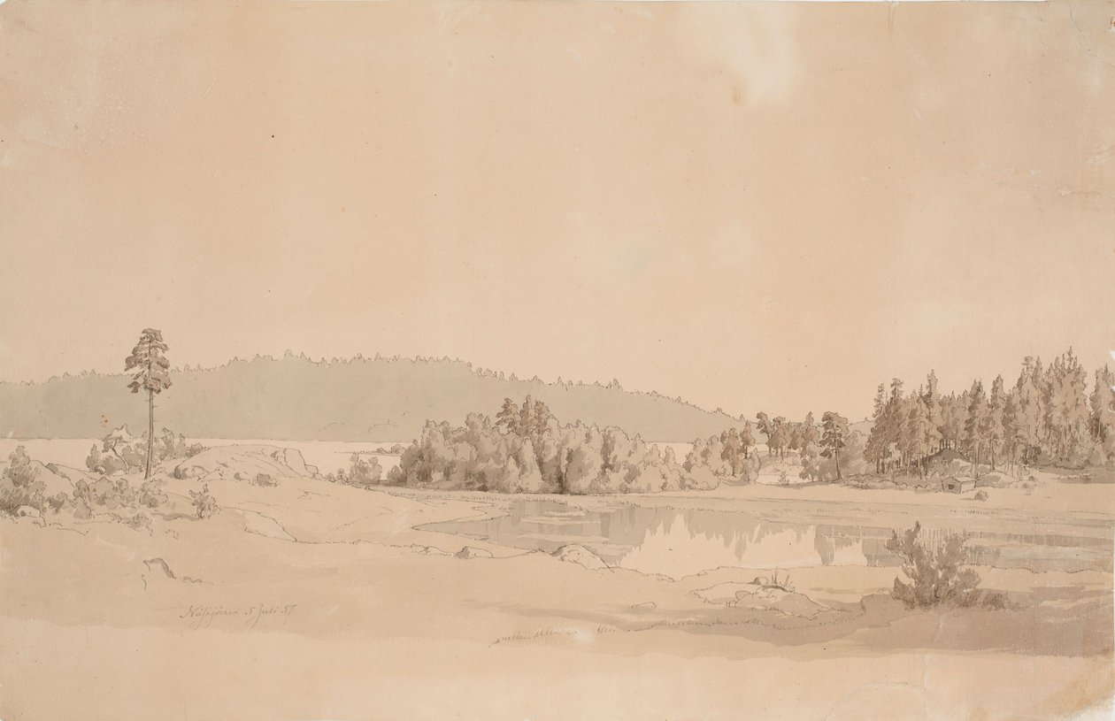 Näsijärvi-bugten af Werner Holmberg