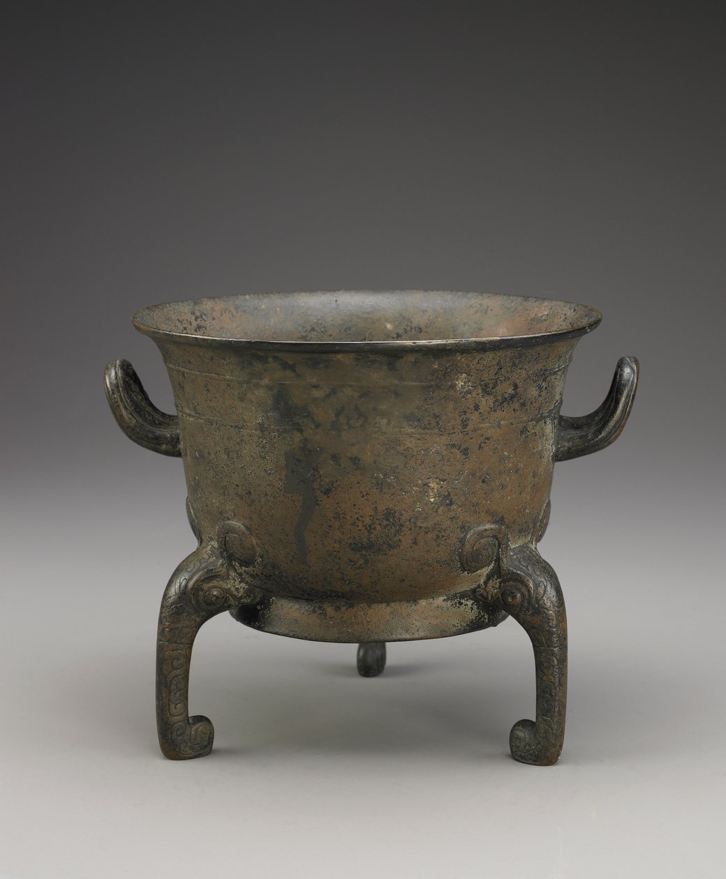 Rituelt madkar (Yu), ca. 1000-900 f.Kr. (bronze) af Western Zhou Dynasty Chinese School