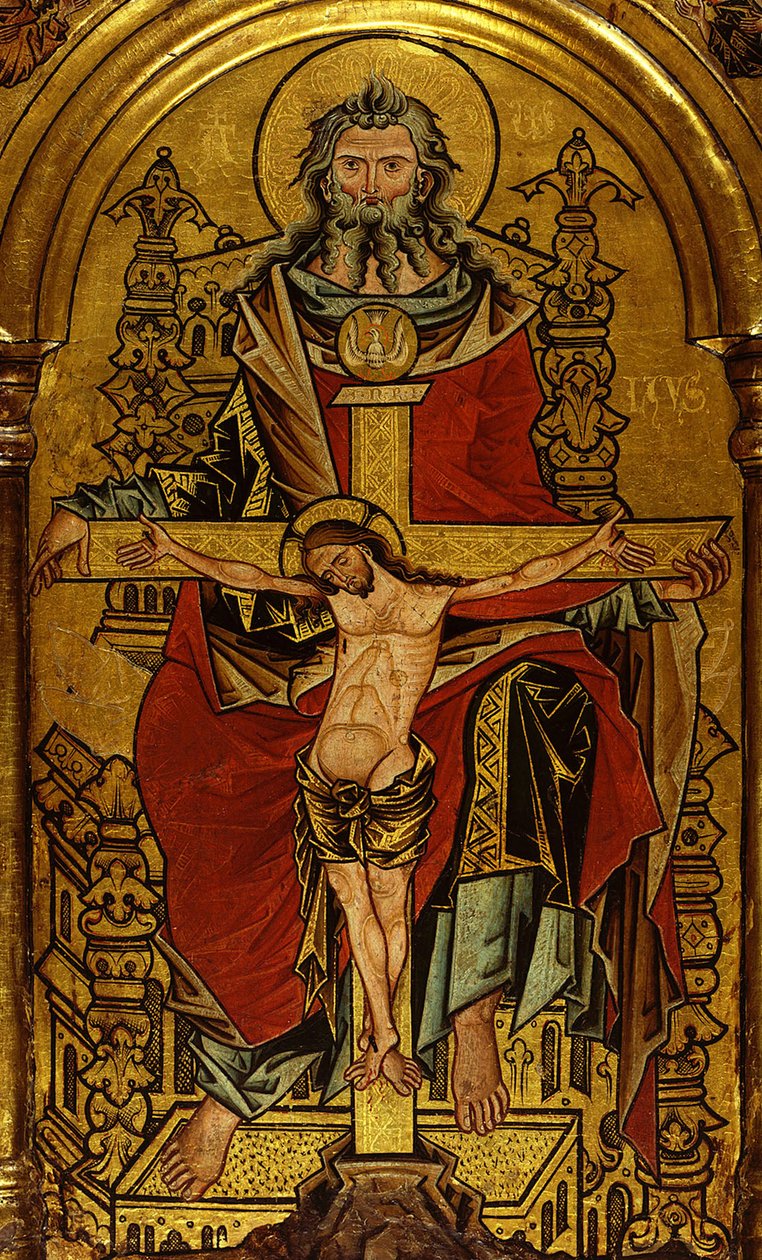 Altertavle med treenigheden, ca 1250 af Westphalian Master