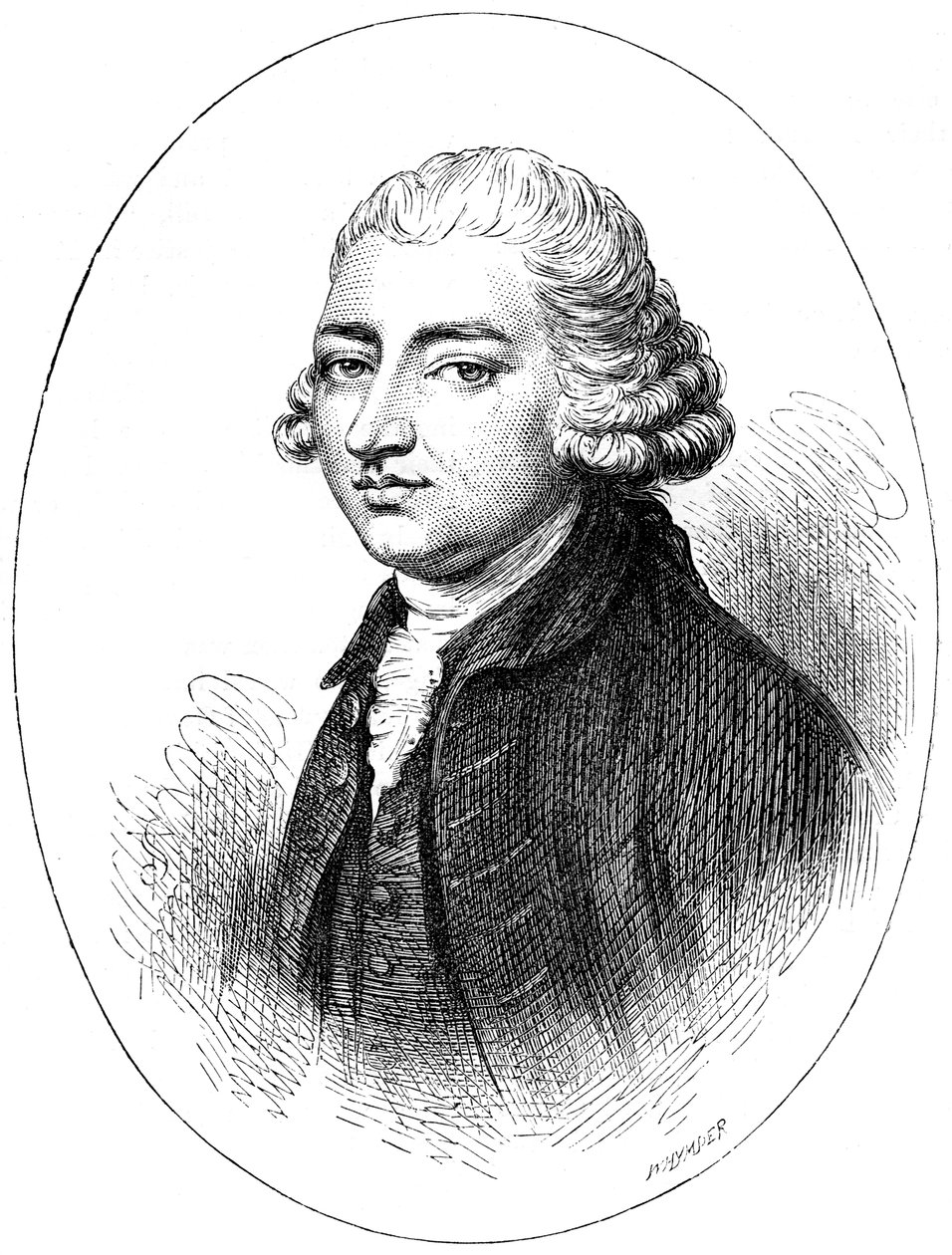 Edmund Burke, anglo-irsk statsmand, forfatter, taler, politisk teoretiker og filosof, c1880. af Whymper