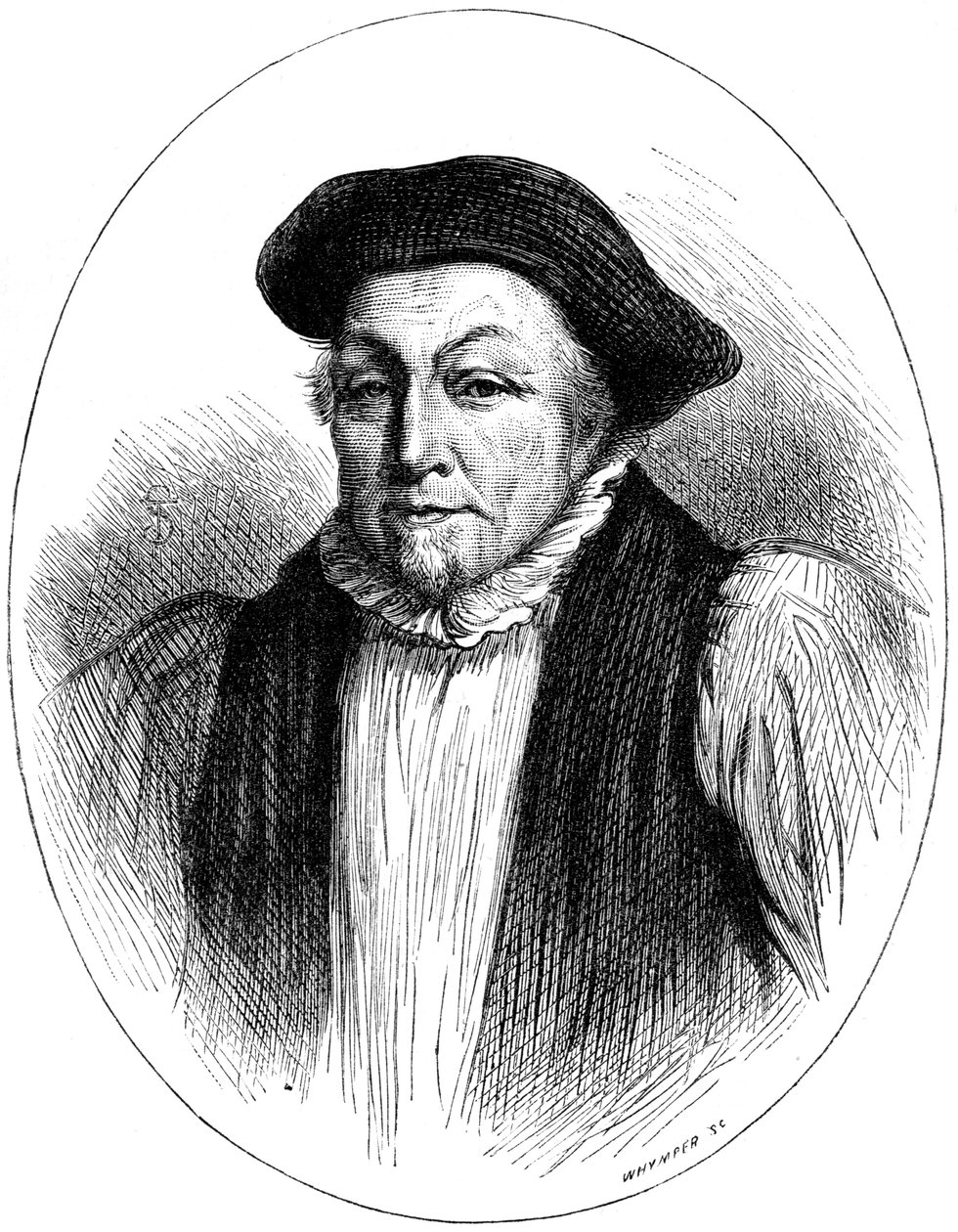 William Laud, ærkebiskop af Canterbury fra det 17. århundrede, c1880. af Whymper