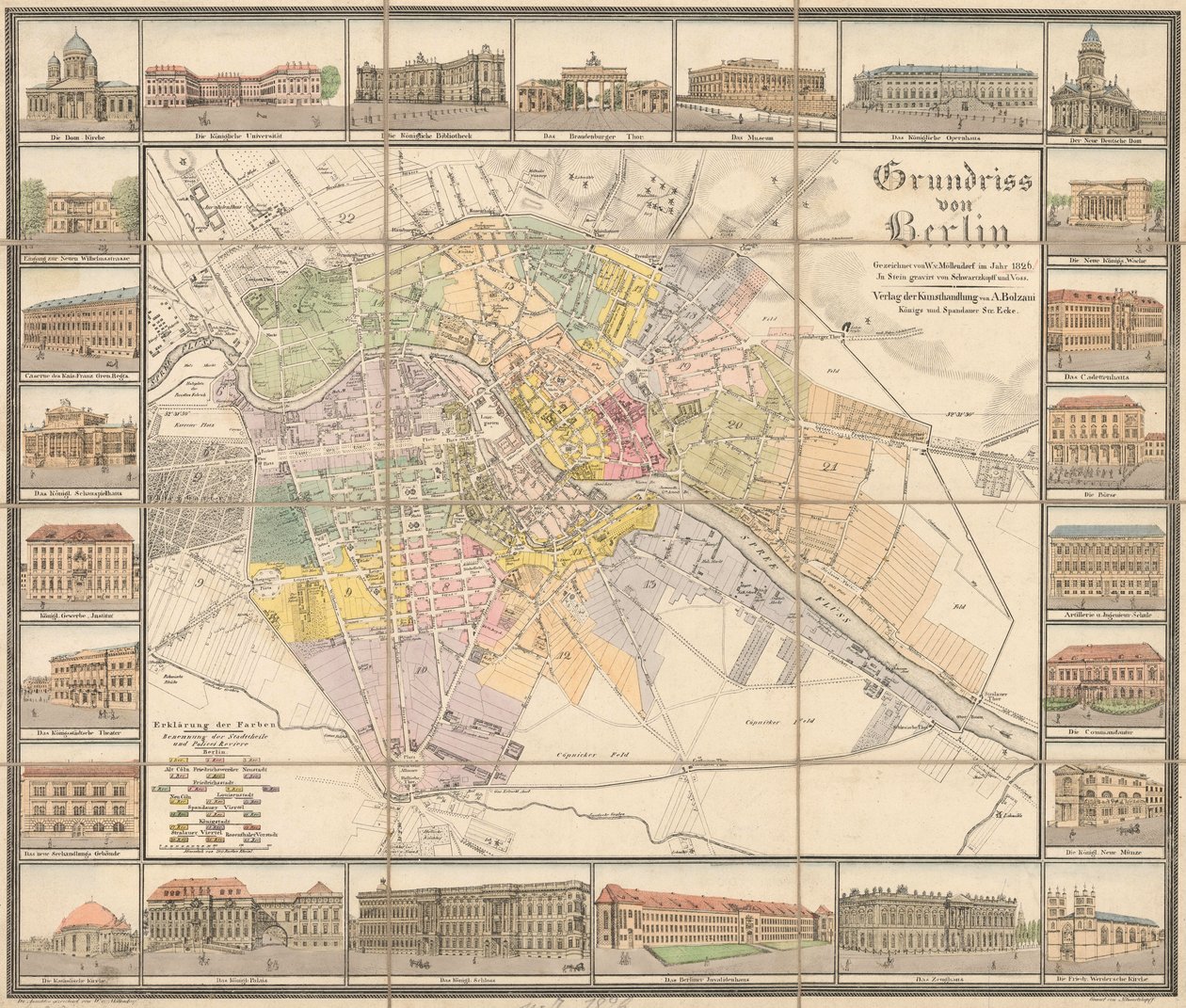 Berlins plantegning af Wichard von Möllendorf