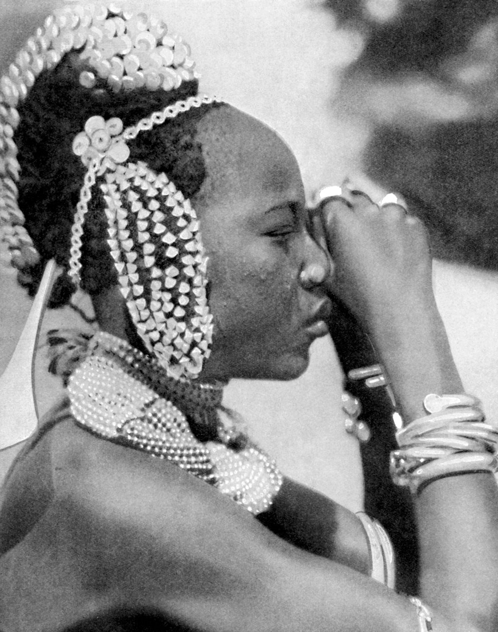 En nigeriansk pige, 1936 af Wide World Photos
