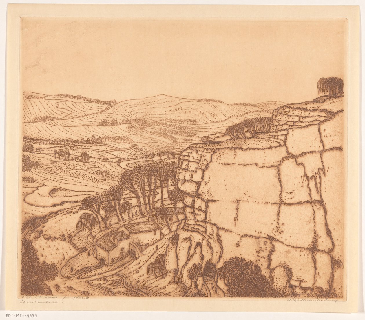 Constantine (original titel på objektet) af Wijnand Otto Jan Nieuwenkamp (signed by artist)