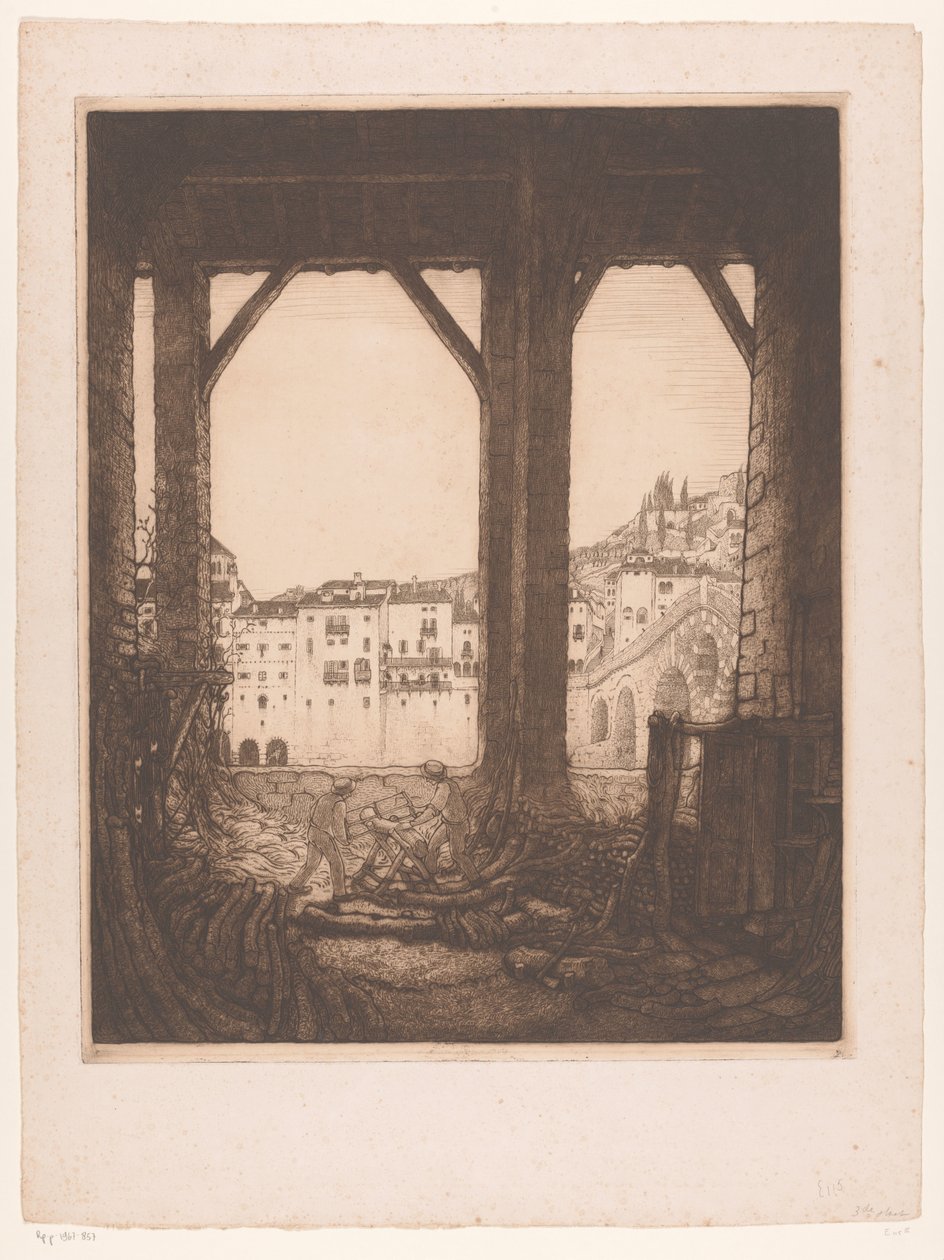 To savmænd i et værksted i Verona Verona (originalt titel) af Wijnand Otto Jan Nieuwenkamp
