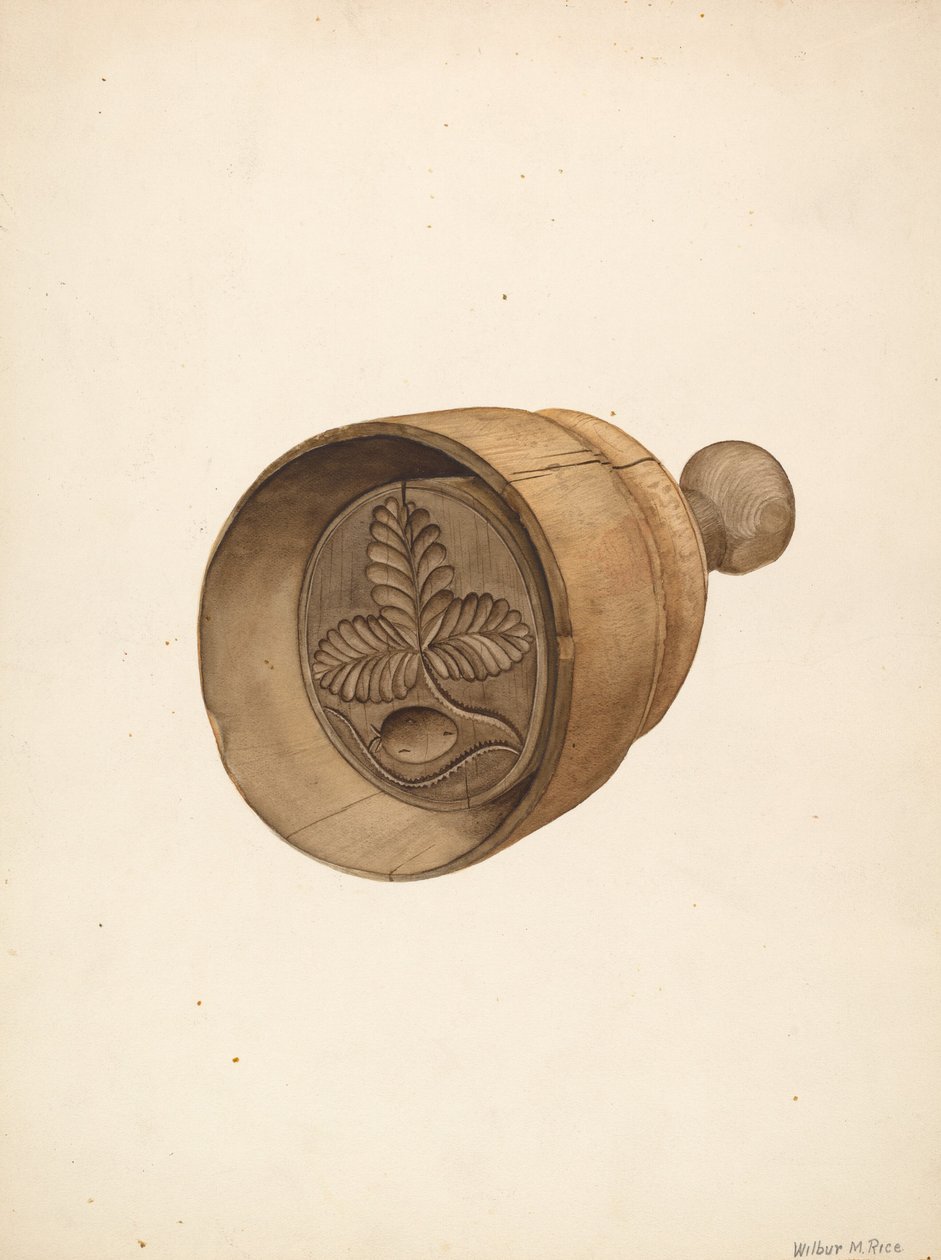 Smørform af Wilbur M Rice