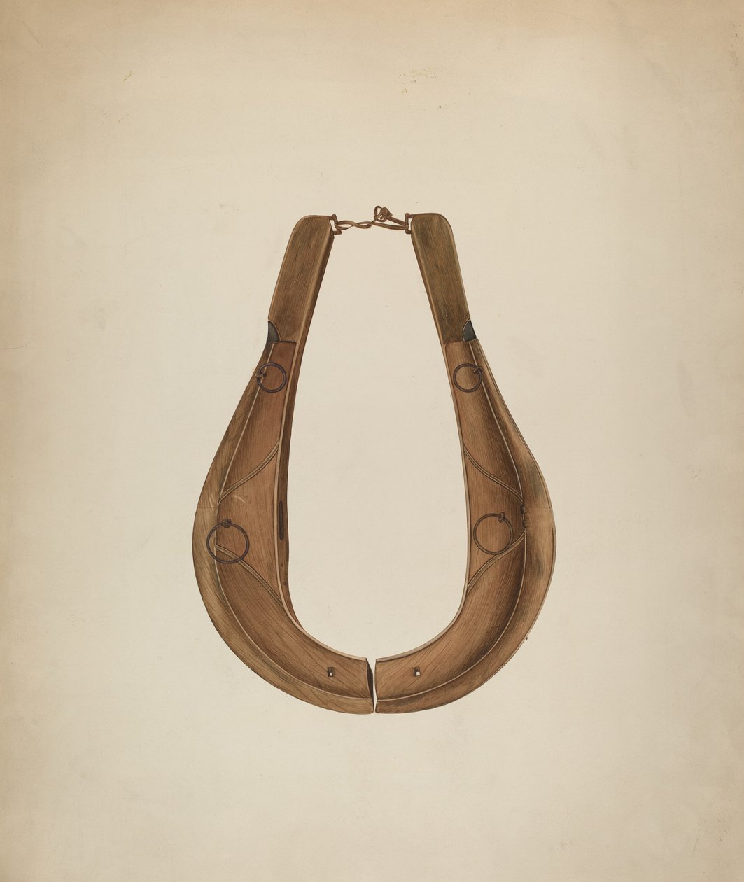 Hestehalsbånd og Hame, ca. 1941. af Wilbur M Rice