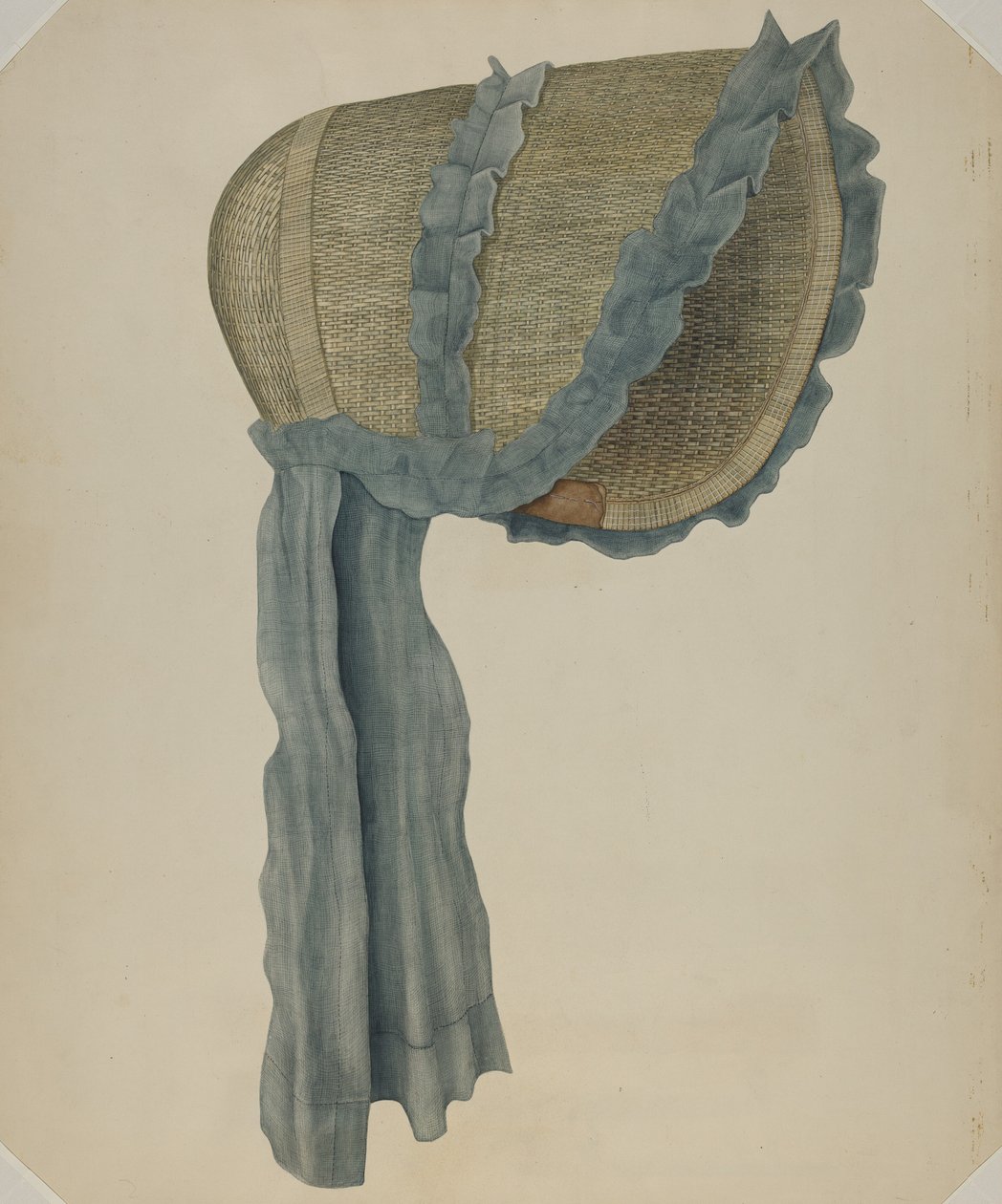 Shaker Bonnet, ca. 1938. af Wilbur M Rice