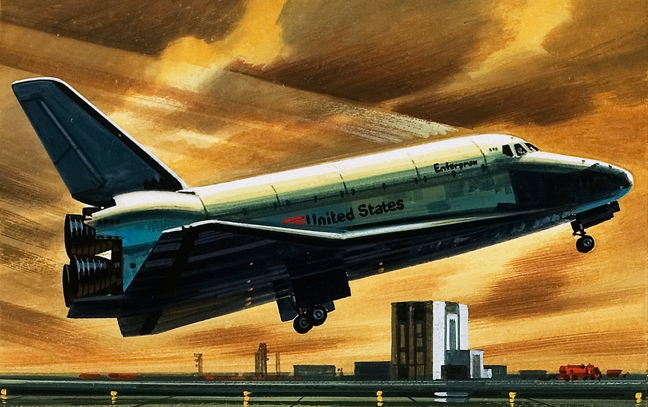 Enterprise shuttle af Wilf (20th century) Hardy