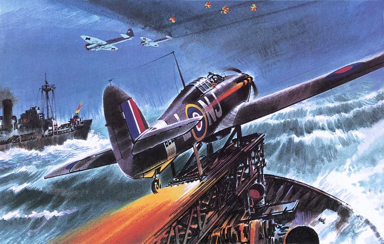 Hawker Hurricane af Wilf (20th century) Hardy