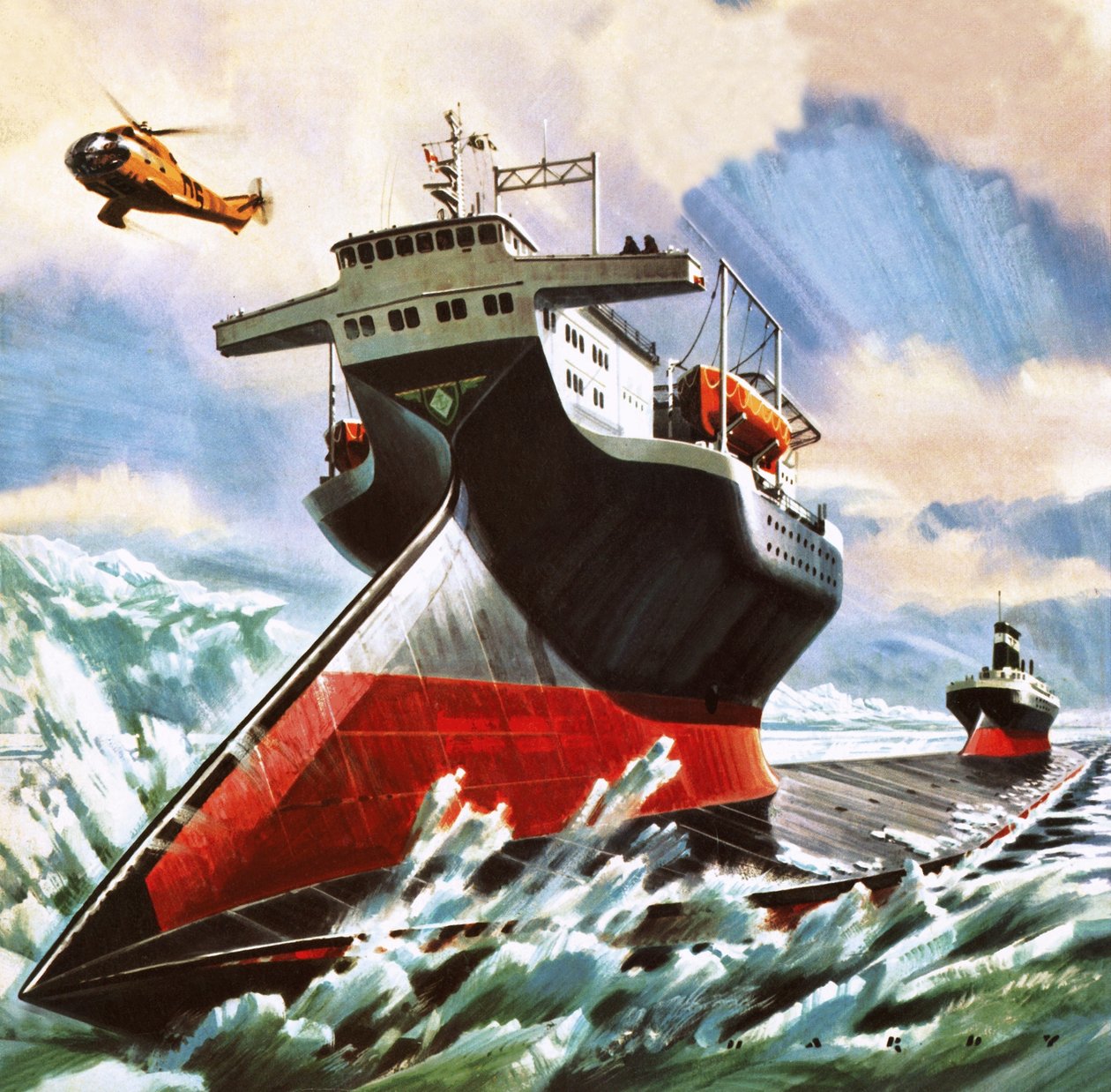 Fremtidens isbryder, udtænkt i 1976 af Wilf (20th century) Hardy