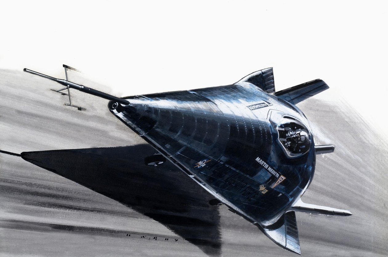 Martin-Marietta X-24 af Wilf (20th century) Hardy