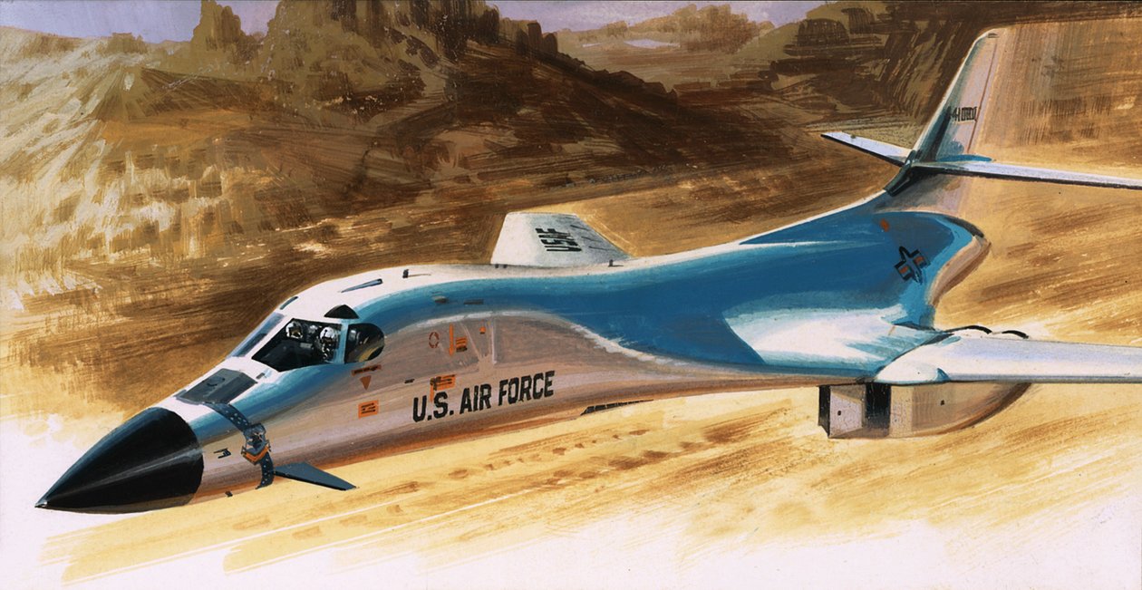 Uidentificeret fly fra det amerikanske luftvåben af Wilf (20th century) Hardy
