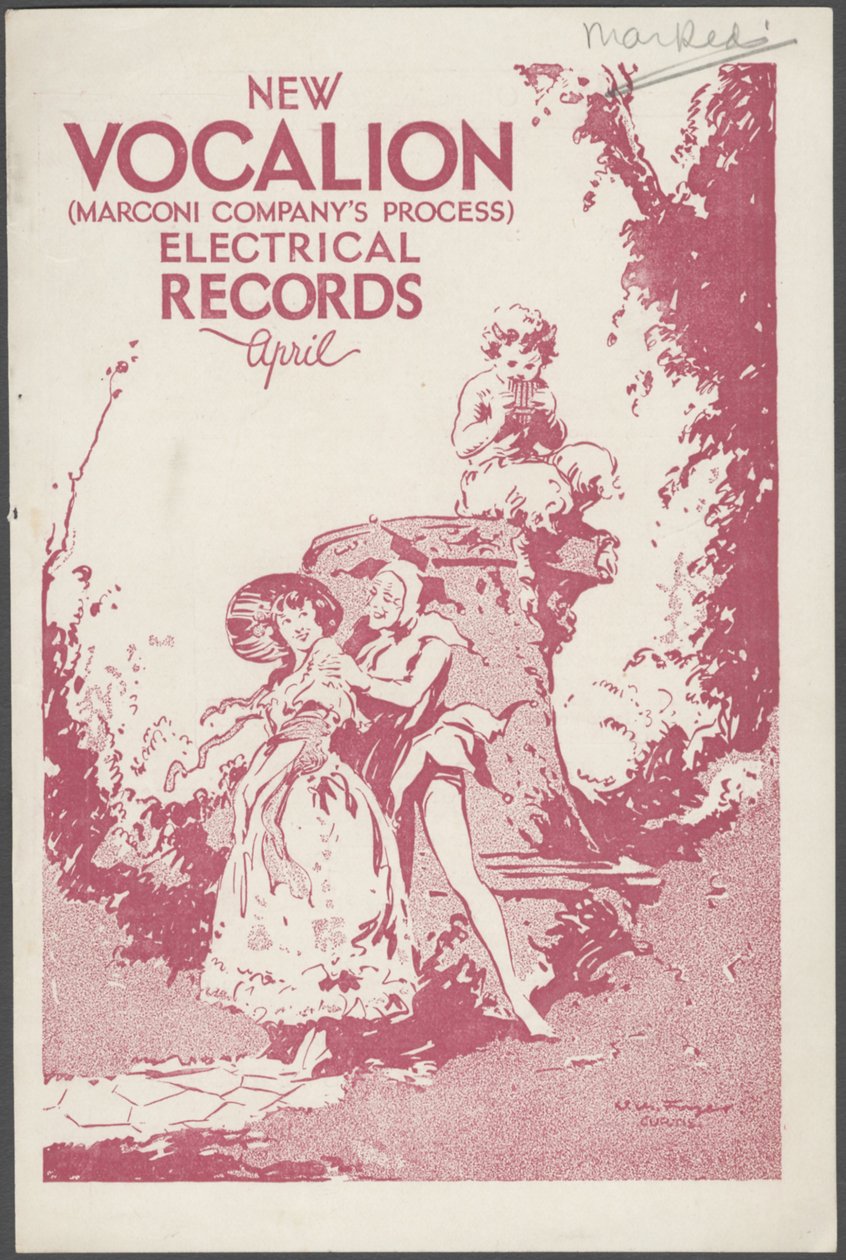 Vocalion Records Bulletin, 1920