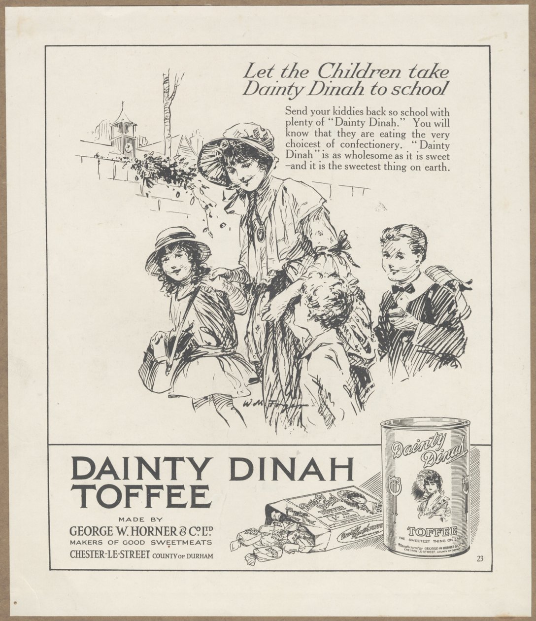 Dainty Dinah Toffee, ca. 1920 af Wilfred Fryer