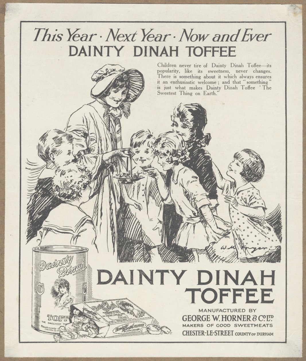 Dainty Dinah Toffee, ca. 1920 af Wilfred Fryer
