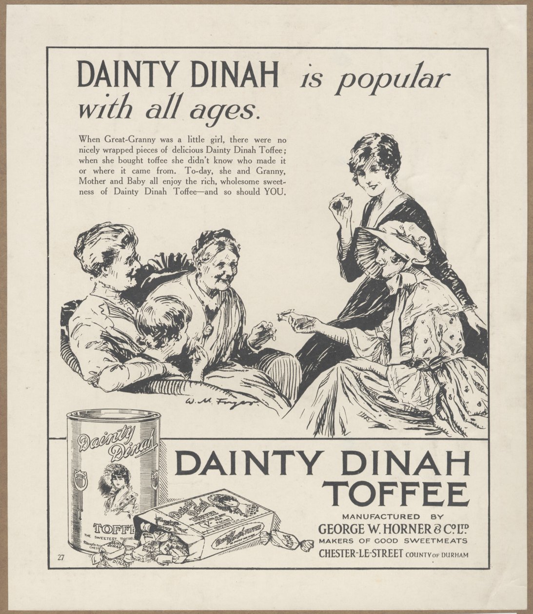 Dainty Dinah Toffee, ca. 1920 af Wilfred Fryer