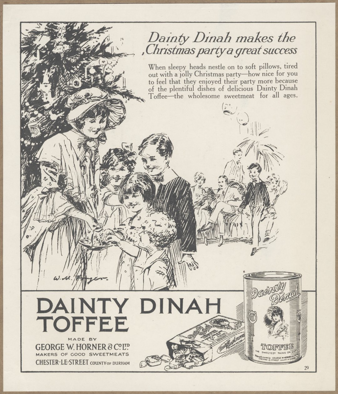 Dainty Dinah Toffee, ca. 1920