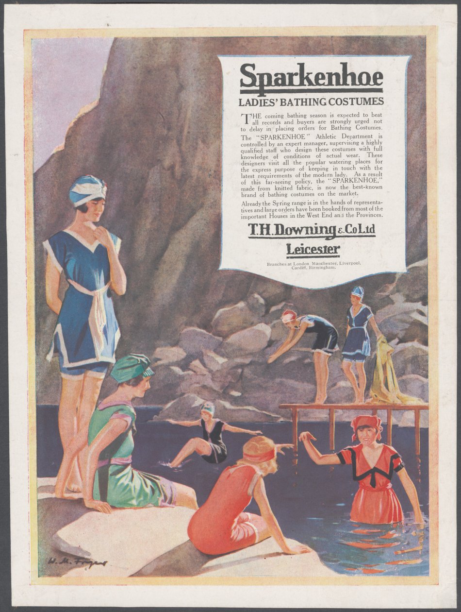 Sparkenhoe badedragt, ca. 1920