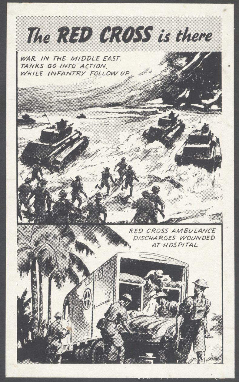 Røde Kors krigsannonce, 1940