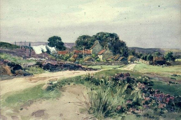 Goatland Village af Wilfrid Williams Ball