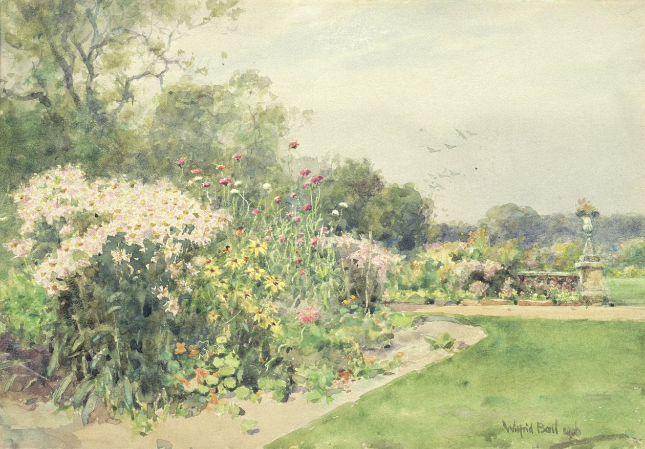 oktober blomster af Wilfrid Williams Ball