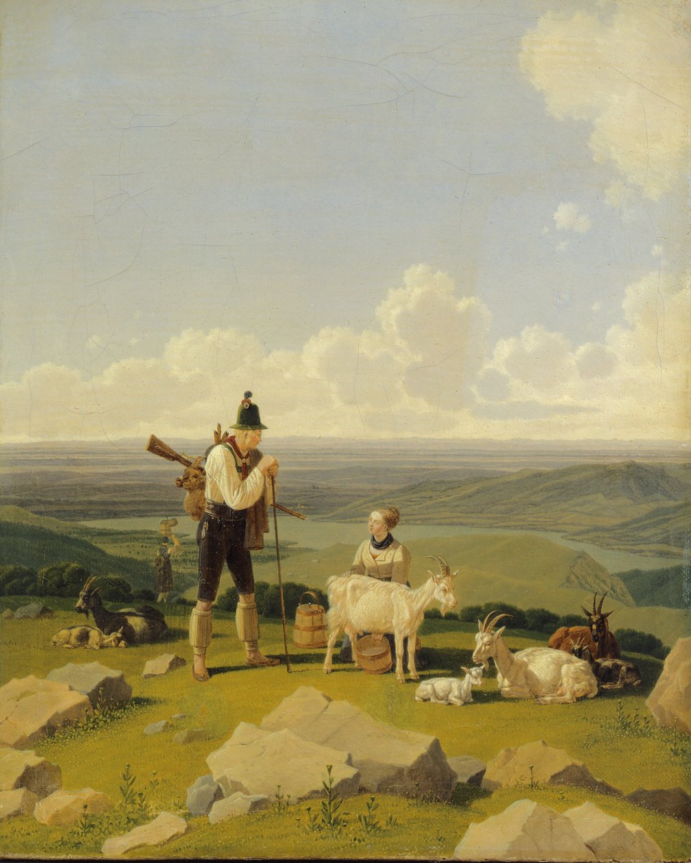 Hjortejægeren, 1826 af Wilhelm Alexander Kobell