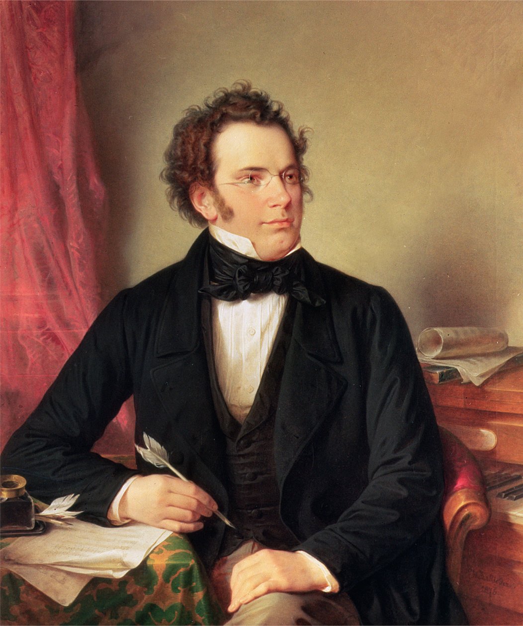 Franz Peter Schubert (1797-1828) af Wilhelm August Rieder