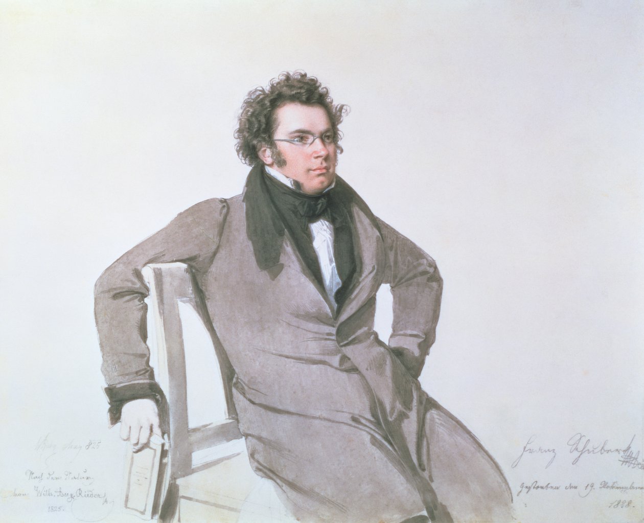Franz Schubert (1797-1828), 1825 af Wilhelm August Rieder