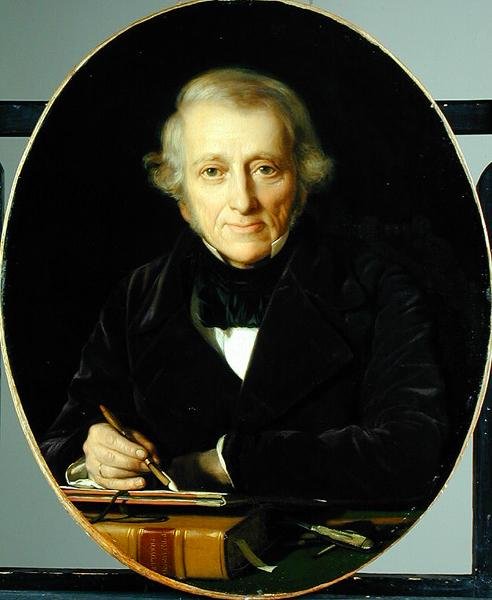 Portræt af kunstneren Leo Lehmann (1782-1859), 1851 af Wilhelm Auguste Rudolf Lehmann