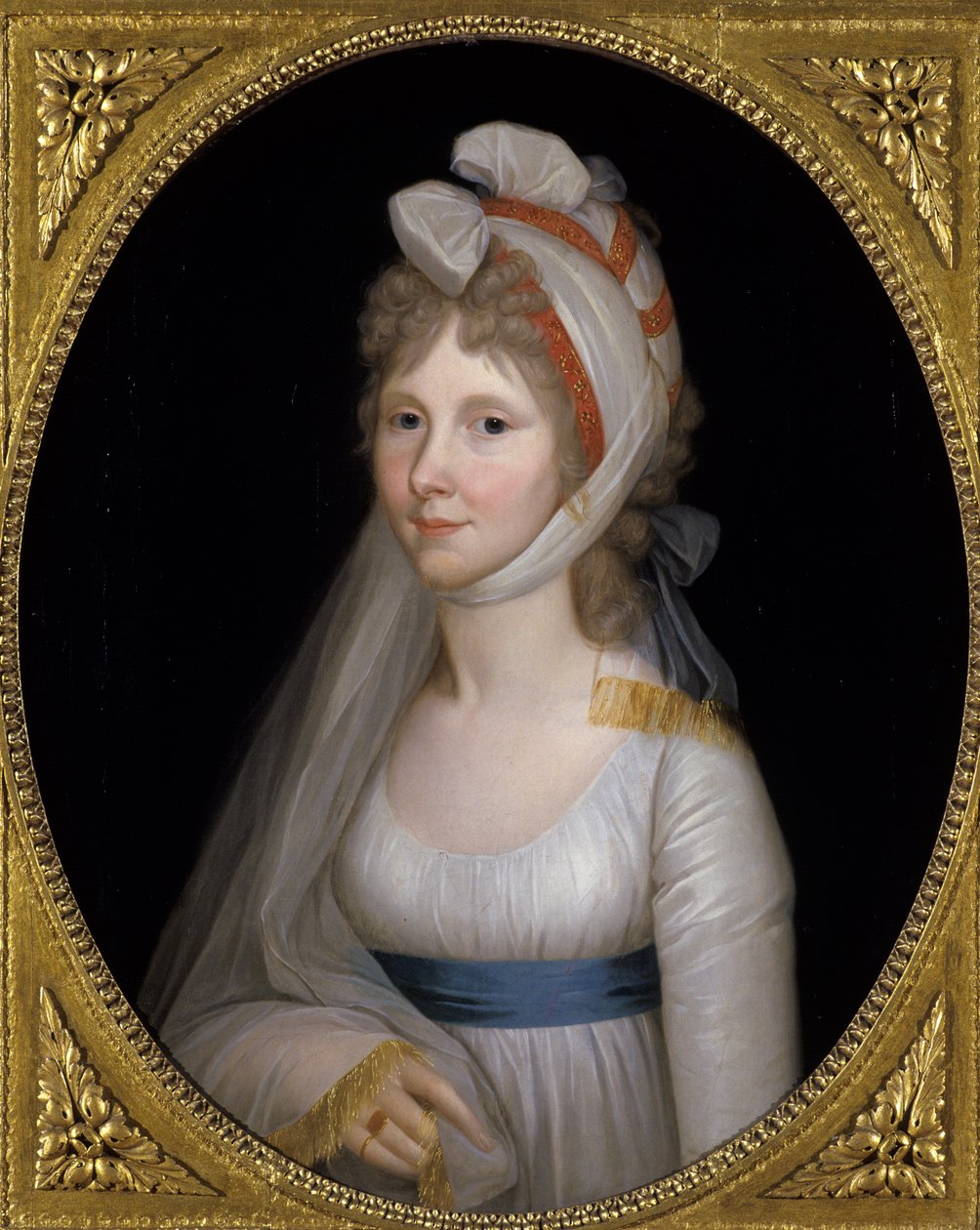 Auguste, arveprinsesse af Hessen-Kassel, c.1800 af Wilhelm Baettner