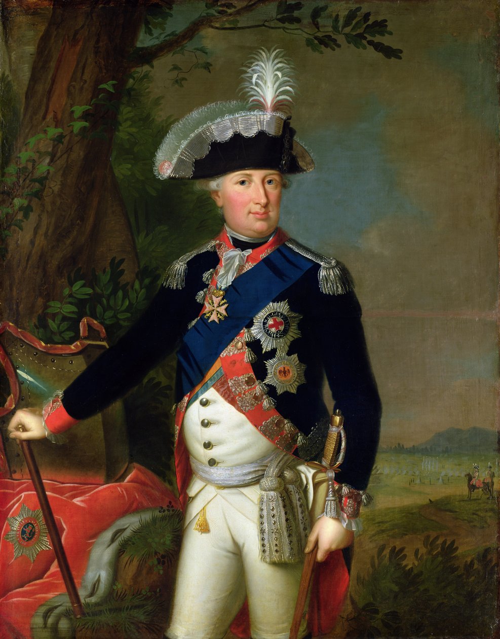 Wilhelm IX (1743-1821) Landgrave of Hessen-Kassel, ca. 1795 af Wilhelm Boettner