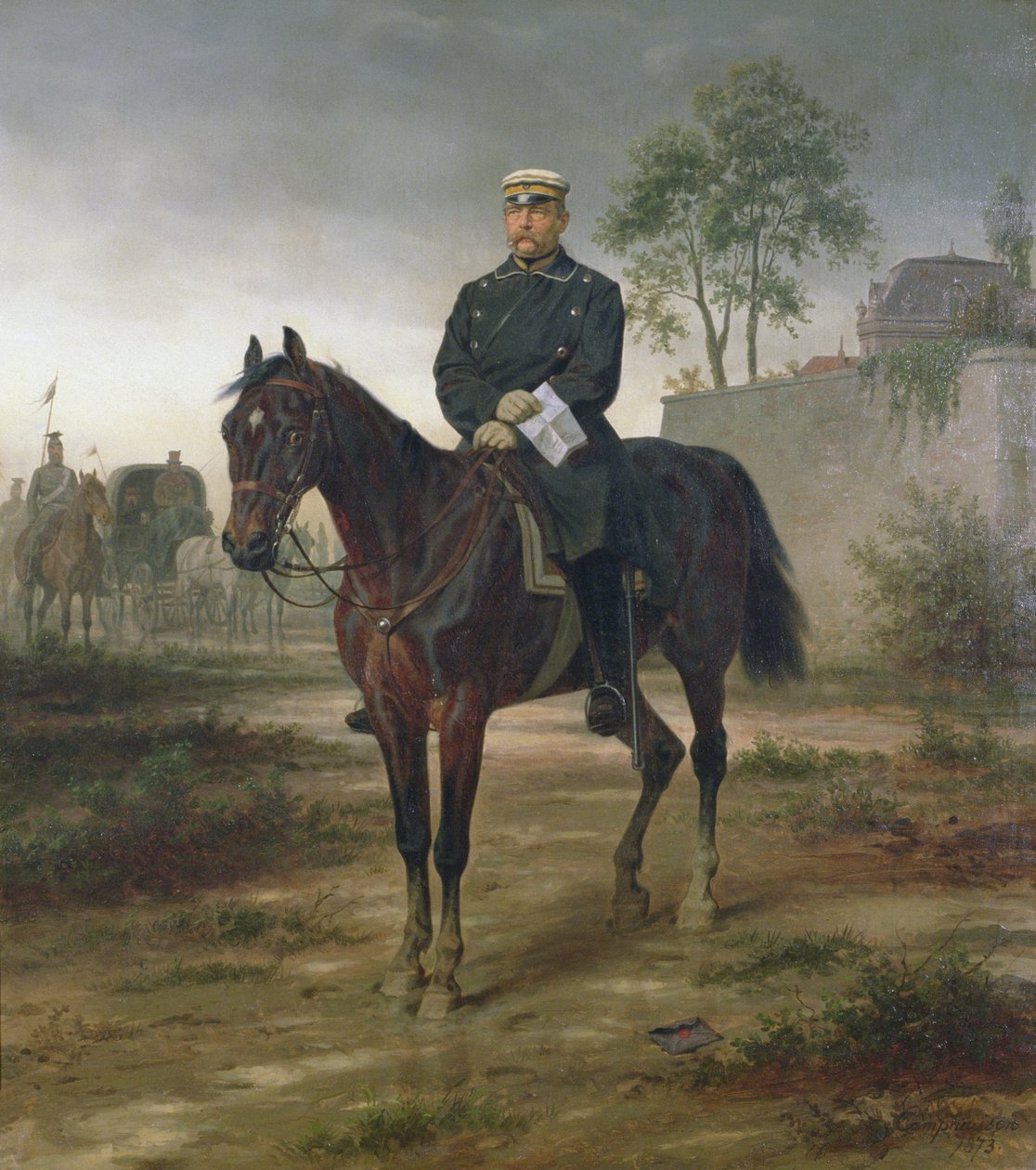 Bismarck før Paris, 1873 af Wilhelm Camphausen