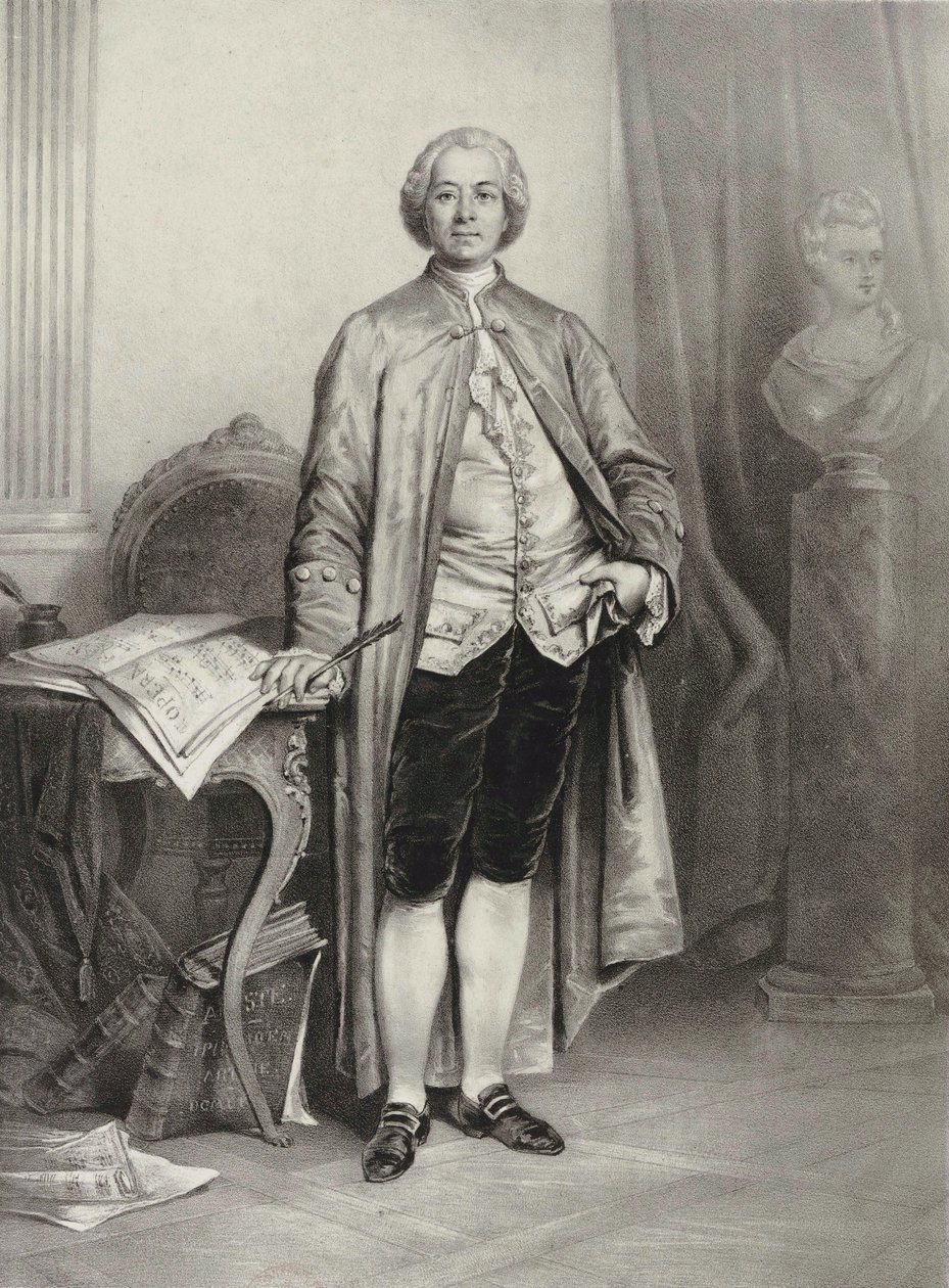 Christoph Willibald Gluck af Edouard Jean Conrad Hamman